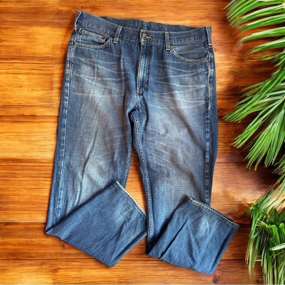 NAUTICA Medium Wash Straight Leg Blue Jeans Classic Denim - Size 36x32 - Picture 1 of 11